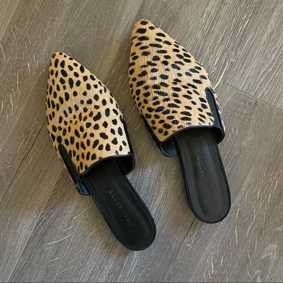 Jenni Kayne Shoes - jenni kayne Pony Hair Mule in cheetah